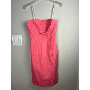 Women's J. Crew Strapless Dress Size 0 Cotyon Candy Pink